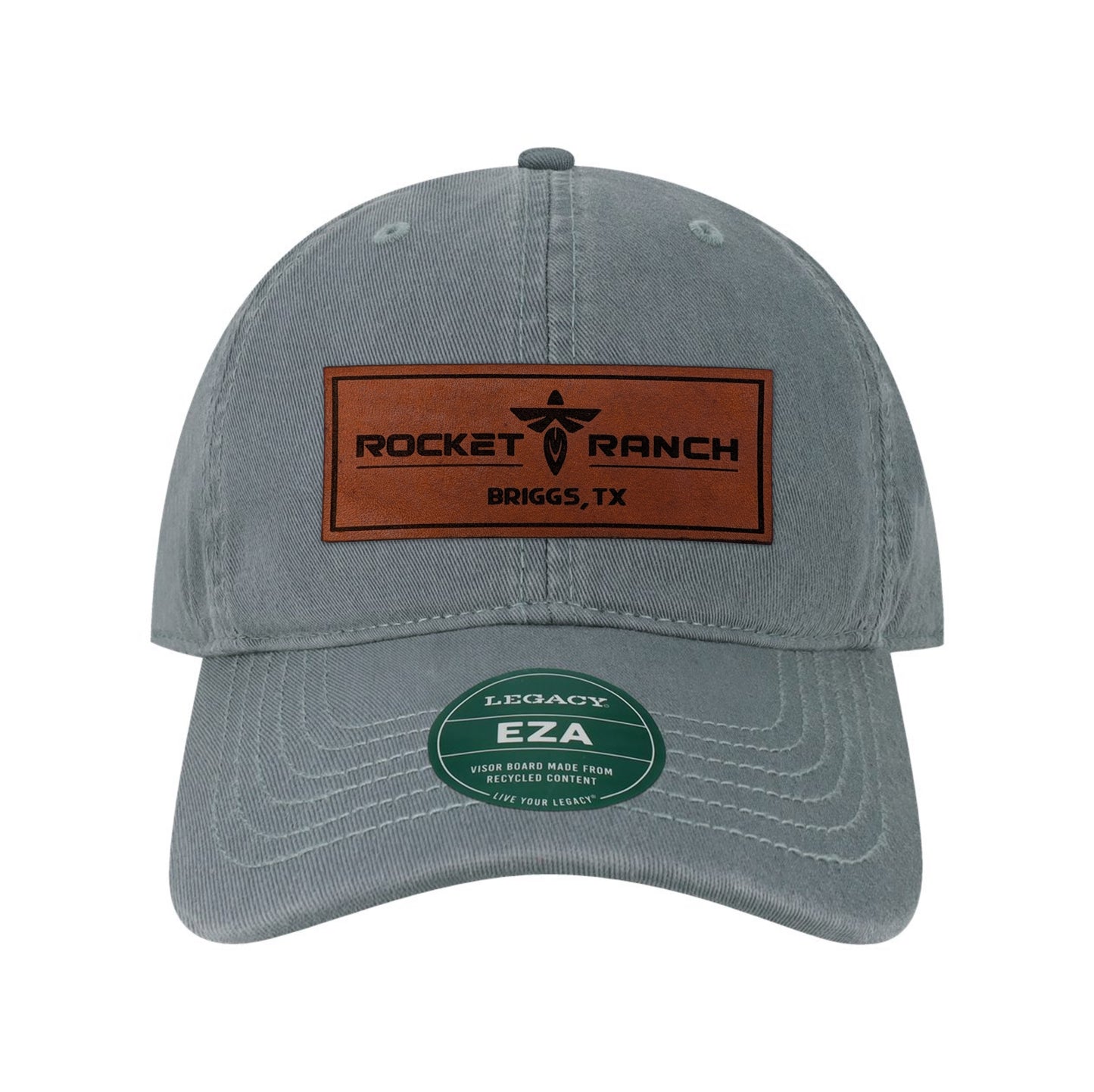 Rocket Ranch Leather Patch Twill Dad Hat