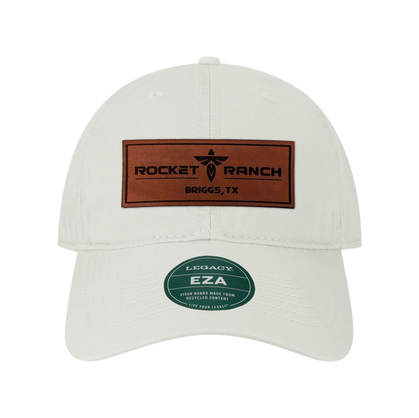 Rocket Ranch Leather Patch Twill Dad Hat